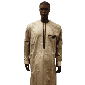 AFRICAN TRADITIONAL MENS GRAND BOUBOU ATTIRE (Three Piece Ensemble) INNER PIECE