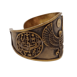 HORUS & WINGED ISIS BANGLE