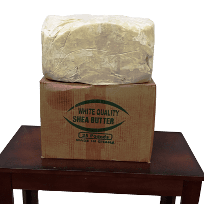 AFRICAN RAW SHEA BUTTER (WHITE) 25 LBS AFRICAN RAW SHEA BUTTER (WHITE) 25 LBS