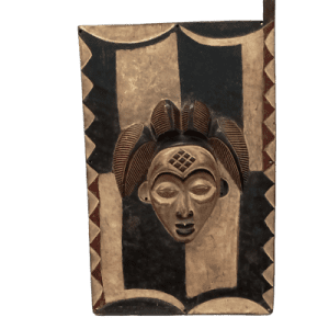 AFRICAN WOODEN MASK WALL DECOR (PLAQUE)