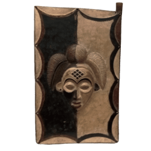 AFRICAN WOODEN MASK WALL DECOR (PLAQUE)