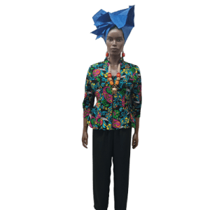 AFRICAN MASK TRIBAL NECKLACE SET