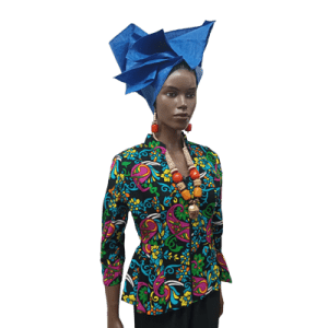 AFRICAN MASK TRIBAL NECKLACE SET