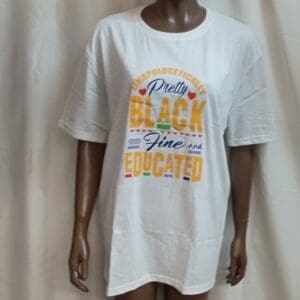 T-Shirt (Pretty Black) White
