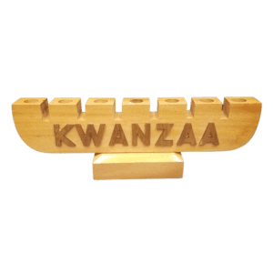 KINARA (Kwanzaa Candle Holder), Light Brown